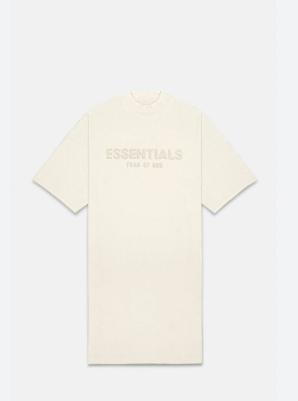 Fear of God Essentials Women's Egg Shell T-Shirt Dress size Small